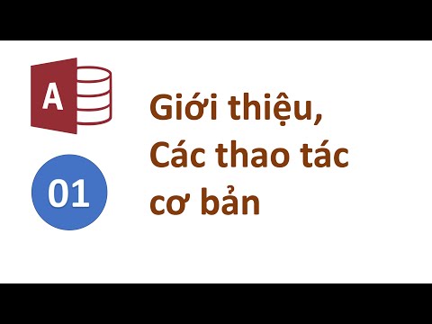 Video: Các Khái Niệm Chung Về Access DBMS