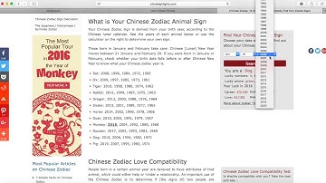 MMS141: Simple Python Program - Chinese Zodiac