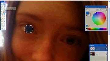 Simple Eye Color Change in Paint.NET