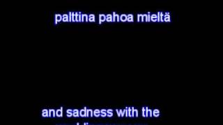 Video thumbnail of "Finnish folk song Morsiamen itketys with translation"