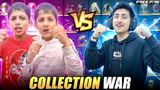 Collection War With Small Brothers😍😱Best Collection Vs - Free Fire India