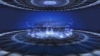 60fps 4K 2160p Blue Sparkling Hypnotic Stage Motion Background