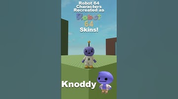 Robot 64 Characters Recreated as Robot 64 Skins! #shorts