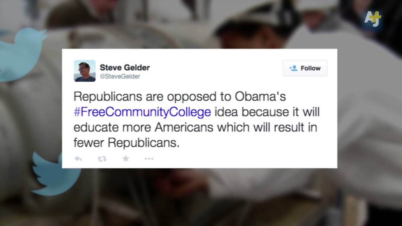Obama Wants Free Community College For Everyone