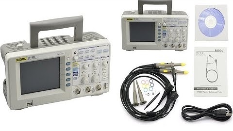 Rigol DS1102E 100MHz Dual Analog Channels Digital Oscilloscope With 1 GSa/s Sampling and USB Storage