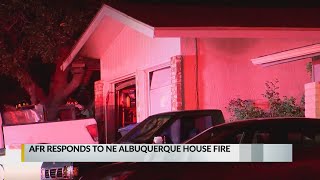 AFR responds to east Albuquerque house fire