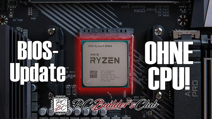 AMD Ryzen 5000 바이오스 업데이트: CPU 없이 가능?