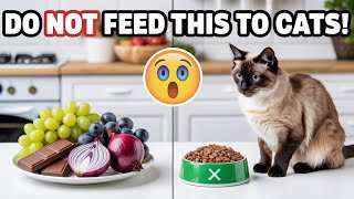 “5 Foods You Should NEVER Feed Your Cat (Toxic & Dangerous!)” Warning Never Feed Your Cat These 5 Toxic Foods