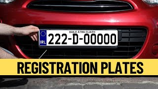 Irish Car Registration Plates - Stylish Road Legal Reg Plates