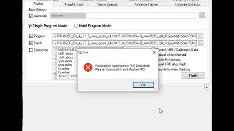 forbidden application (03) detected please uninstall it and restart pc windows 10 new update paroblm