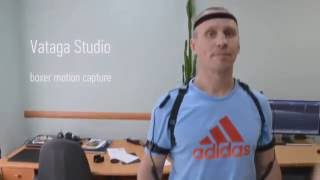 Testing motion capture costume
