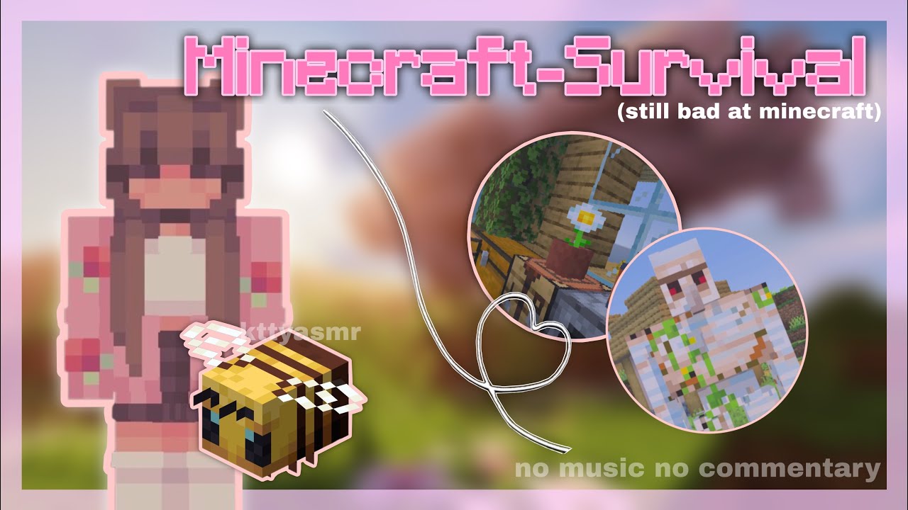 Minecraft Survival [Getting Resources] ⛏️ PT.1 🐝
