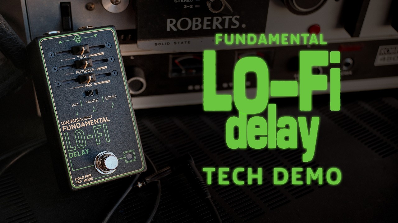 Walrus Audio Fundamental Lo-fi Delay Tech Demo