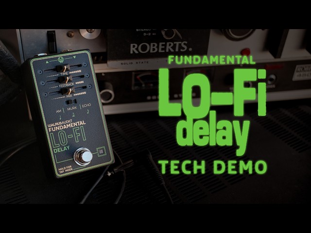 Walrus Audio Fundamental Lo-fi Delay Tech Demo - YouTube