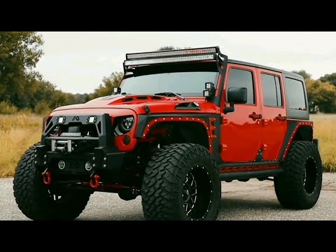 The Red Terminator - Jeep Wrangler Killer Modification - YouTube