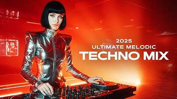 NEON SYNAPSE 🚀 ULTIMATE Melodic Techno Mix (4K Visualizer) for Deep Focus 2025