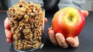 If you Have APPLES & WALNUTS, Try Making this Delicious GLUTEN FREE Dessert Without Having to Bake