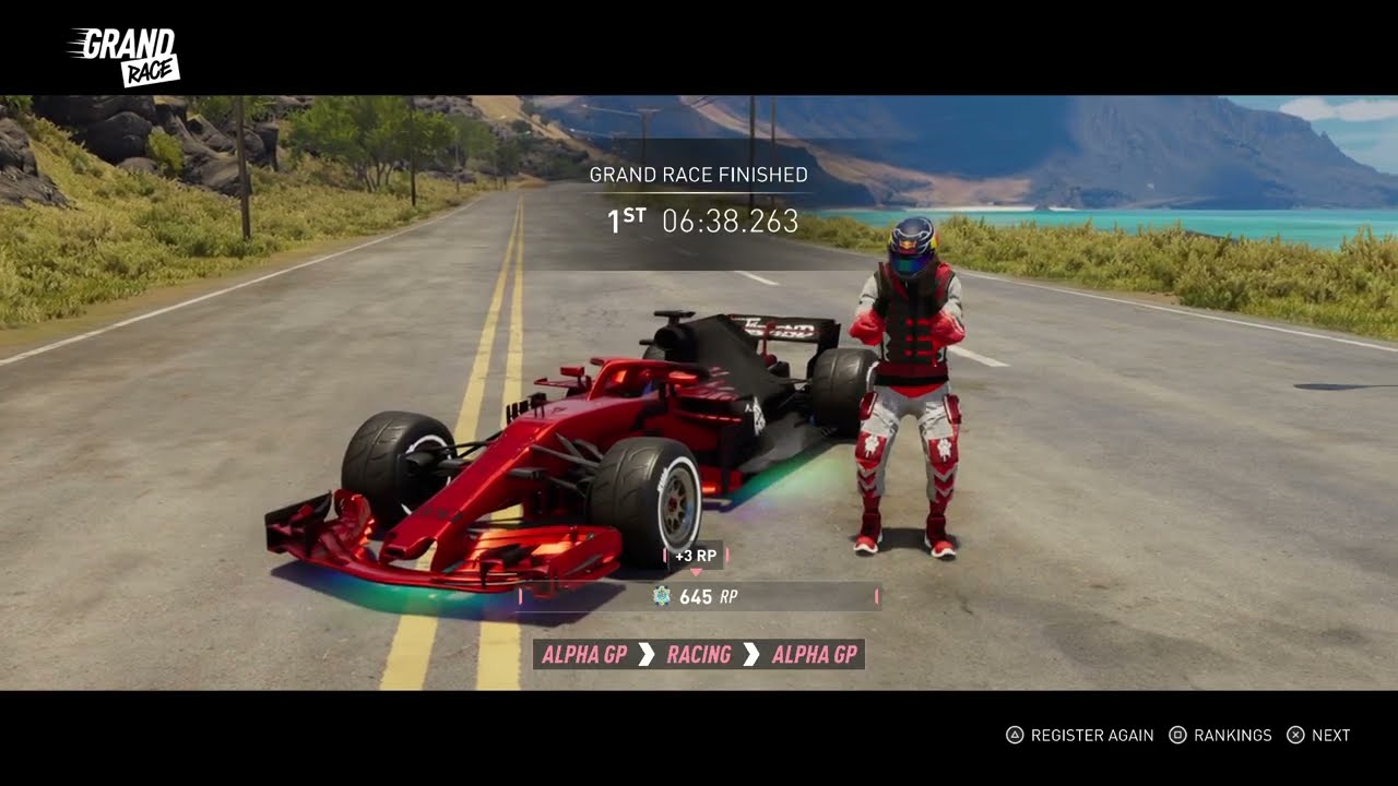 30 second gap Grand Race Win The Crew Motorfest PS5