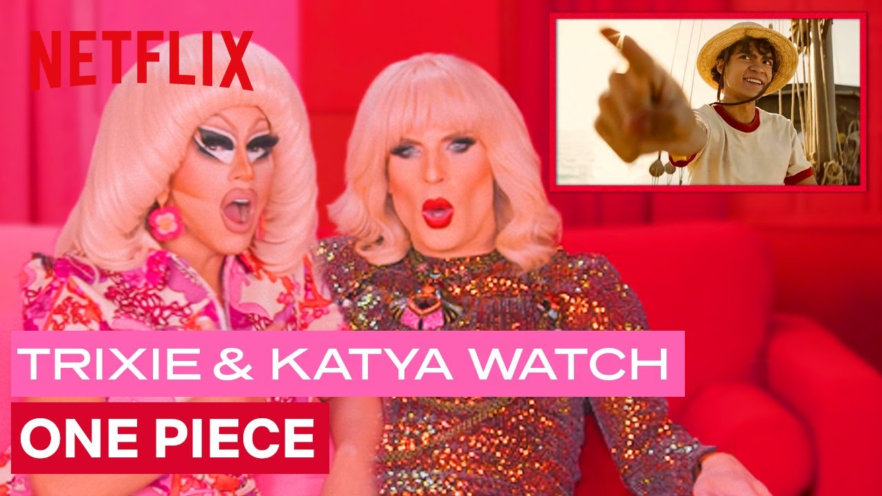 ⁣Drag Queens Trixie Mattel & Katya React to One Piece | I Like to Watch | Netflix