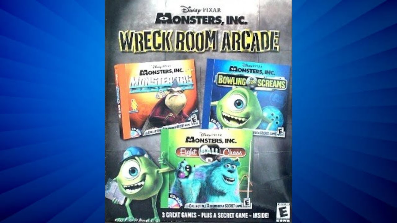 LONGPLAY] - Monsters, Inc. Wreck Room Arcade - PC - YouTube