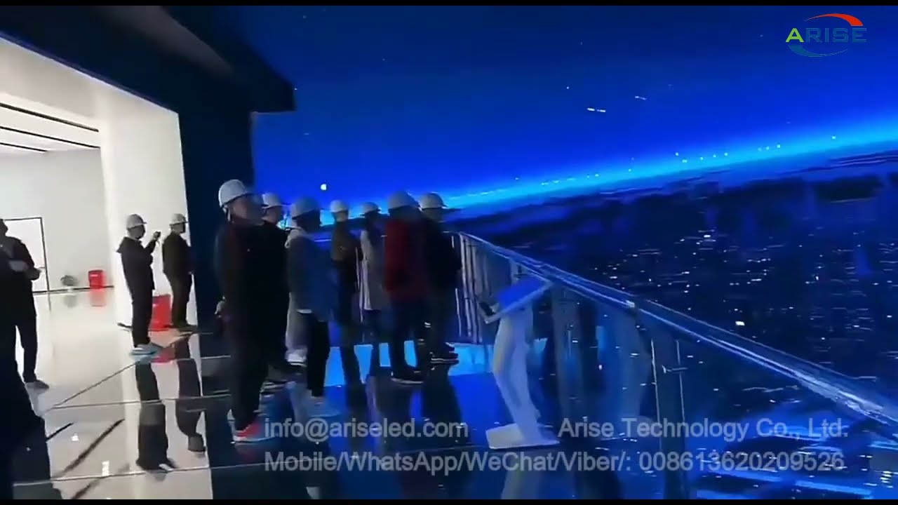 3D LED Wall Virtual Scene Immersive Stage Studio Movie Time Tunnel 3D Material Dynamic Led Video Wal