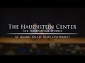 The hauenstein center for presidential studies at grand valley state university