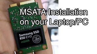 530MB/S How to Install MSATA SSD to your Motherboard! Samsung 850 EVO with Speed Tests!