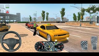Uber Driver Simulator 2020 - Dodge Challenger Hellcat | Android Gameplay screenshot 3