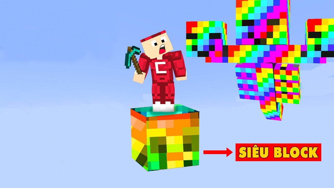 Minecraft Nhưng Sinh Tồn Trên 1 Siêu Block
