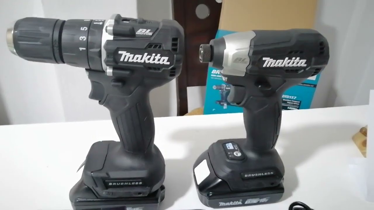 Makita Taladro percutor de batería DHP487RAJ (18 V, 2 baterías, 2 Ah,  Momento de torsión máx.: 40 Nm)