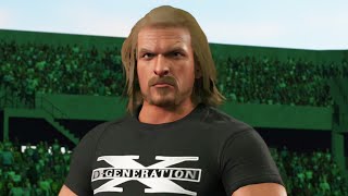 WWE 2K23 - Triple H & Triple H & Triple H vs. Kane & Kane & Kane