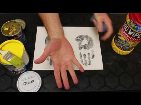 Big Wipes Demo- How to remove expanding foam, silicone, paint and so much more from hands & surfaces