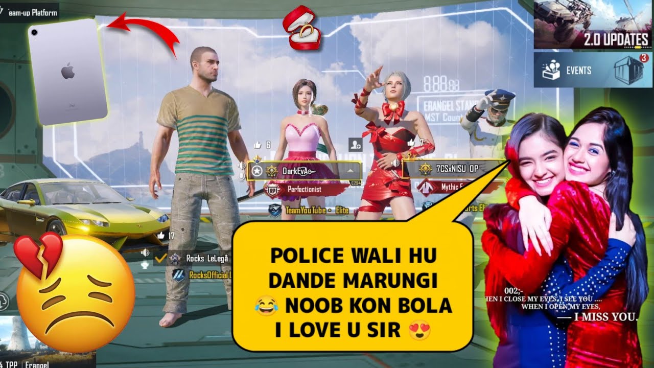 Random IPS POLICE Girl Fall In Love With Me😍 She Got Shocked😳SILVANUS X-SUIT 🥰 She Call Me Noob