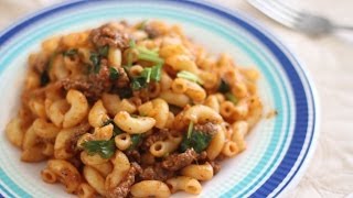 Nui Xao Thit Bo Bam Stir-Fry Pasta With Ground Beef