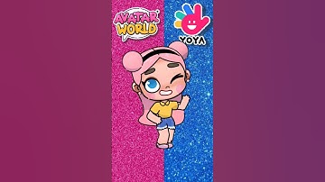 avatar world vs yoya time #yoyatime #avatarworld #tocaboca #trending