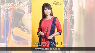 Stuff Export Present Destiny International Delight Vol-1 Rayon Rich Look Art Hand Work Kurti Catalog screenshot 3