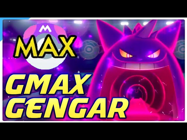 GENGAR GMAX ⚡SHINY⚡/NORMAL 6IV BATTLE READY VGC 22 - POKEMON SWORD AND  SHIELD