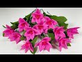 How to make beautiful flowers with crepe paper icraftpaper handmade paper craft diy asmr