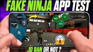 I Tried Fake Ninja App In Free Fire Max 😲 Freeze Enemy , Teleport 😈 Nalla Free Fire🤔 screenshot 5