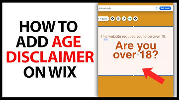 How to Add Age Disclaimer on Wix in 2025