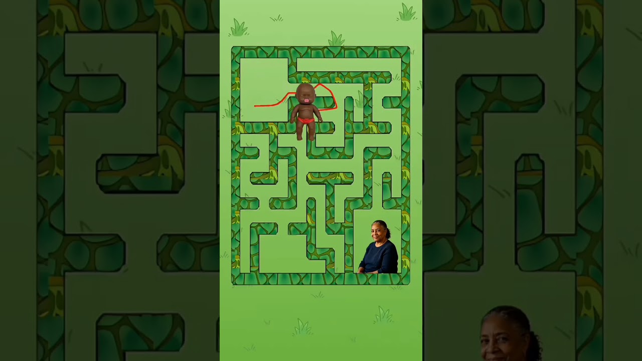 Can you solve this maze? 🧠👶 #shorts #puzzle #vairalvideo #gaming