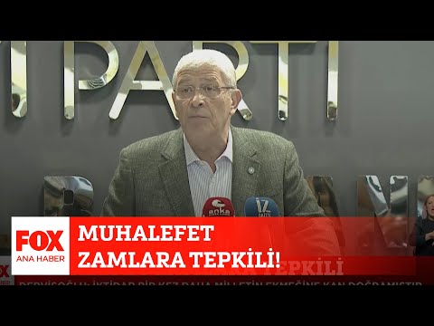 Muhalefet zamlara tepkili! 1 Eylül 2022 Selçuk Tepeli ile FOX Ana Haber