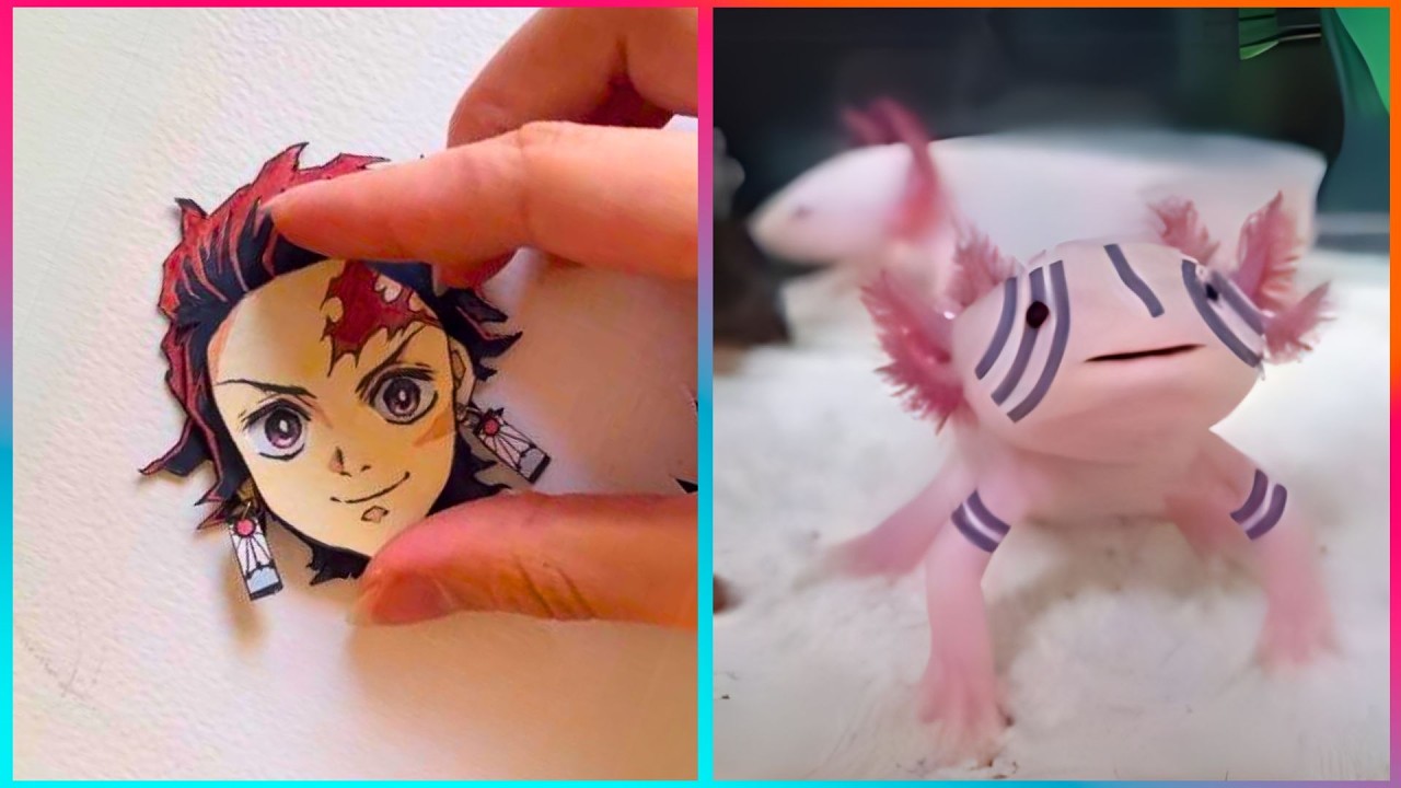 Креативные Работы Вдохновленные Аниме ИСТРЕБИТЕЛЬ ДЕМОНОВ на Другом Уровне ▶ 2