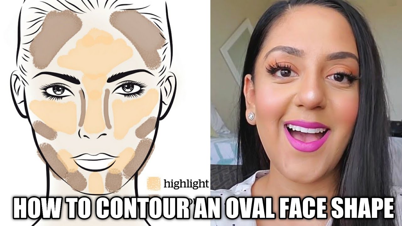 How To Contour An Oval Face Youtube