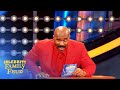 Staying at Brian's house? Bring your own, wait... what? | Celebrity Family Feud