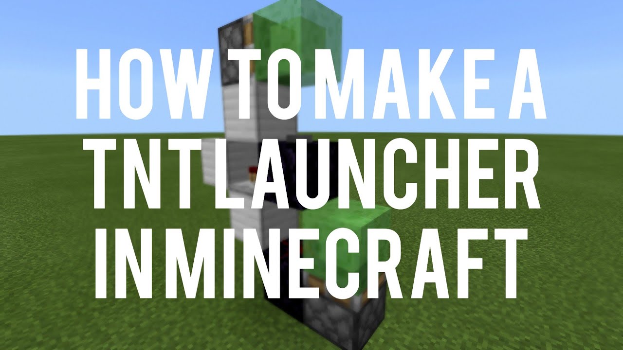 How To Make A Tnt Launcher in Minecraft Bedrock! (PE/Xbox/Windows10 ...