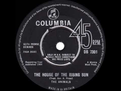 1964 Animals - The House Of The Rising Sun - Animals