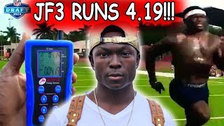 John Franklin III Runs a 4.19 in the 40 Yard Dash!!! Net Worth