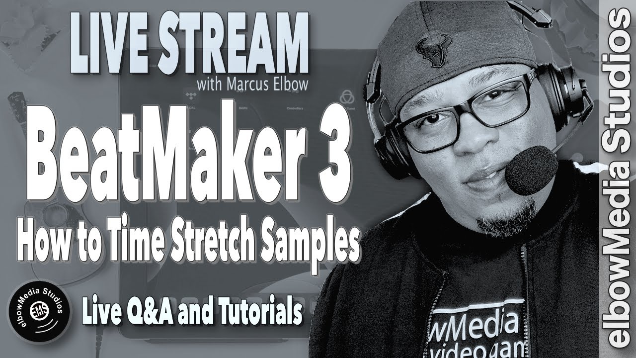 BeatMaker 3 Tutorial | How to Time Stretch Samples | Live Stream with Marcus Elbow