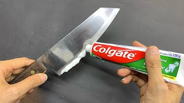 Easy Way To Sharpen A Knife Like A Razor Sharp ! Amazing Result